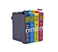 Cartucho de Tinta Compatible con Einkshop 502XL T502 T502XL para Expression Home XP5100 XP5105 Workforce WF2860DWF WF2865DWF(1SET)