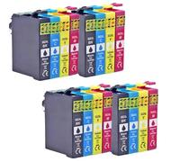 Cartucho de Tinta Compatible con Einkshop 502XL T502 T502XL para Expression Home XP5100 XP5105 Workforce WF2860DWF WF2865DWF(4SET)