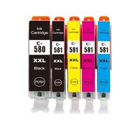 Cartucho de Tinta Compatible con Einkshop para 580 581 PGI580 CLI581 para TR7550 TR8550 TS6150 TS6151