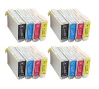 Cartucho de Tinta Compatible con Einkshop para DCP-130C DCP-135C MFC-235C MFC-240 Compatible con LC10 LC37 LC51 LC57 LC960 LC970 LC1000(4set)
