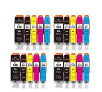 Cartucho de Tinta Compatible con Einkshop para PGI 570 CLI 571 PGI570XL para MG5750 MG5751 MG5752 MG6850 MG7750 MG6853 MG7753 TS505(4set 5pcs)