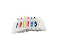 Cartucho de Tinta, Compatible con Epson, P400 P405 P407 P408 | 1 juego 8 colores, sin chip, para PX7V2 R2000 R1900, 15ML/PC, GL PK C M Y MK OR R