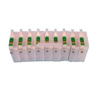 Cartucho de Tinta, Compatible con Epson, T1571-T1579 R3000 | Cartucho recargable de 30ML, 9 colores, con chip ARC, para Stylus Photo