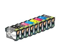 Cartucho de Tinta, Compatible con Epson, T1571-T1579 | R3000, Chip integrado, Flujo de tinta constante, Fácil reemplazo(3 set 27 colors)