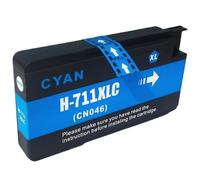 Cartucho de Tinta Compatible con HP 711 711XL DesignJet T120 T520 CZ130A CZ131A CZ132A CZ133A(C)