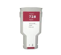 Cartucho de Tinta, Compatible con HP, 728 F9J68A F9J67A | 300 ml para impresora Designjet T730, T830(Y F9J15A)