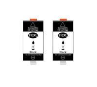 Cartucho De Tinta, Compatible con HP, 912 912XL for OfficeJet | Con Chip, Tinta Dye, Negro Magenta Cian Amarillo, 8010 8012 8013 8014 8015 8017 8018(2 Back)