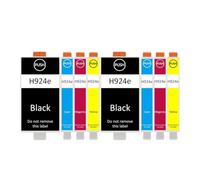 Cartucho de Tinta, Compatible con HP, 924 924e 924XL 8135e | 8134e, 8132e, 8122e, 8124e, 8125e, 8120e, 8130e, con chip(2Set)