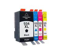 Cartucho de Tinta, Compatible con HP, 934XL 935XL 6812 6830 | Negro cian magenta amarillo, BK 58ml C/M/Y 16ml, 6815 6820 6835 6230(A)