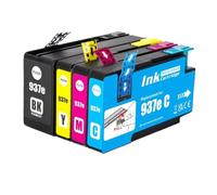 Cartucho de Tinta, Compatible con HP, 937 937e 937XL Negro | Color, pigmento y colorante, 9100 9110 9120 9130 9122 9123 9125 9110b 9117b(1PC Yellow)