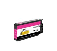 Cartucho de Tinta Compatible con inyección de Tinta 712 XL 712XL 3ED71A 3ED67A for impresoras HP712 DesignJet T210 T230 T250 T630 T650(Magenta)