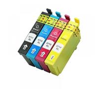 Cartucho de Tinta Compatible Conjunto de impresoras de lápiz SX110 SX105 SX115 SX200 SX205 SX209 SX210 T0711 T0712 T0713 T0714(1Set)