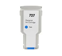 Cartucho de Tinta Compatible de 300ml para impresoras HP727XL diseñado para impresoras DesignJet T920 T930 T1500 T1530 T2500 T2530(Cyan 300ml)