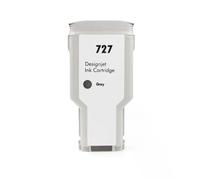 Cartucho de Tinta Compatible de 300ml para impresoras HP727XL diseñado para impresoras DesignJet T920 T930 T1500 T1530 T2500 T2530(Gray 300ml)