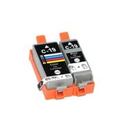 Cartucho de Tinta Compatible del Color de BCI19BK BCI19C BCI19 para PIXUS IP100 IP110 MINI360(10 Set)