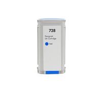 Cartucho de Tinta Compatible for 728 for HP728 for Impresora DesignJet T830 T730 F9J67A F9J66A F9J65A(130ml Cyan)