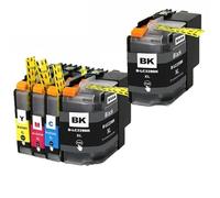 Cartucho de Tinta Compatible for Brother LC229/LC225 for impresoras Brother MFC-J5320DW/J5620DW/J5625DW/J5720DW(1Set Add 1PCS Black)