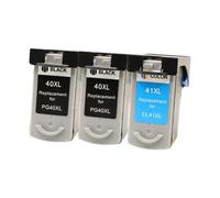 Cartucho de Tinta Compatible for Canon PG40 CL41 PG 40 41 pg-40 cl-41 for Impresora iP1600 iP1200 iP1900 MP140 MP150 MX300 MX310 MP160(2BK 1Color)