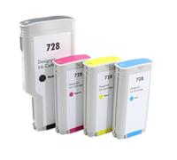 Cartucho de Tinta Compatible for HP 728 728XL for impresoras DesignJet T730 T830 HP728 F9J68A F9J67A F9J66A(1Set)