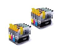 Cartucho de Tinta Compatible for Impresora LC223 y LC221 for B-Rother DCP-J562DW, J4120DW, MFC-J480DW, J680DW, J880DW y J5320DW(2 Set)