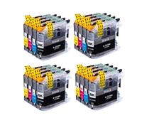 Cartucho de Tinta Compatible for Impresora LC223 y LC221 for B-Rother DCP-J562DW, J4120DW, MFC-J480DW, J680DW, J880DW y J5320DW(4 Set)