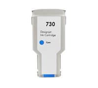 Cartucho de Tinta Compatible HP730 para DesignJet T1600 T1600dr T1700 T1700dr T2600 T2600dr Capacidad Total de Tinta(1PCS Cyan)