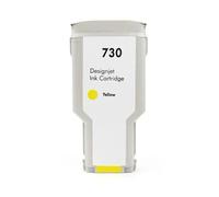 Cartucho de Tinta Compatible HP730 para DesignJet T1600 T1600dr T1700 T1700dr T2600 T2600dr Capacidad Total de Tinta(1PCS Yellow)