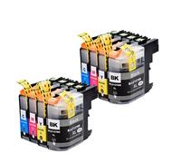 Cartucho de Tinta Compatible LC127 LC125 127XL 125XL for B-Rother MFC-J4410DW/J4510DW/J4610DW/J4710DW/DCP-J4110DW(2 Set 8 Colors)