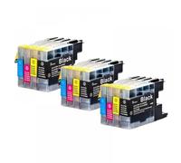 Cartucho de Tinta Compatible LC1280 LC1240 LC1220 para MFC-J280W J430W J435W J5910DW J625DW J6510DW J6910DW DCP-J725DW(3SET)