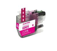 Cartucho de Tinta Compatible LC421 LC-421, Compatible con Impresora Brother DCP-J1050DW DCP-J1140DW DCP-J1800DW MFC-J1010DW(Magenta)