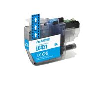 Cartucho de Tinta Compatible LC421 LC-421, Compatible con Impresora Brother DCP-J1050DW DCP-J1140DW DCP-J1800DW MFC-J1010DW(Cyan)