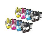 Cartucho de Tinta Compatible LC421 LC 421 for Impresora B-Rother DCP-J1050DW,DCP-J1140DW,DCP-J1800DW,MFC-J1010DW(2BK-2C-2M-2Y)