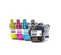 Cartucho de Tinta Compatible LC421 LC-421 for Impresora B-Rother DCP-J1050DW DCP-J1140DW DCP-J1800DW MFC-J1010DW