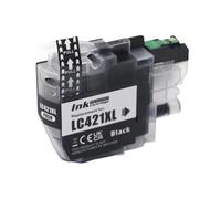Cartucho de Tinta Compatible LC421XL de Capacidad para impresoras DCP-J1050DW MFC-J1010DW DCP-J1140DW(LC421XL Black)