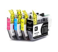 Cartucho de Tinta Compatible LC421XL for impresoras Brother LC421XL, DCP-J1050DW, DCP-J1140DW, MFC-J1010DW y DCP-J1800dw.