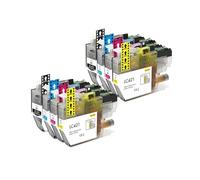 Cartucho De Tinta Compatible LC421XL LC 421 421XL LC421 XL, Compatible con Impresora De Inyección De Tinta Brother DCP-J1050DW MFC-J1010DW DCP-J1140DW(8pcs (2SET))