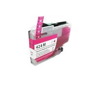 Cartucho de Tinta Compatible LC424 for Impresora B-Rother DCP-J1200DW DCP-J1200W DCP-J1200WE(1 Magenta)