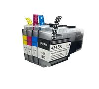 Cartucho de Tinta Compatible LC424 for Impresora B-Rother DCP-J1200DW DCP-J1200W DCP-J1200WE(1SET)