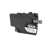 Cartucho de Tinta Compatible LC424 for Impresora B-Rother DCP-J1200W,DCP-J1200WE(1pcs Black)