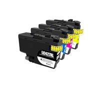 Cartucho de Tinta Compatible LC427XL for B-Rother HL-J6010DW,MFC-J5955DW,MFC-J6955DW /J6957DW /J6959DW(1 Set (4PCS))