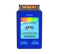 Cartucho de Tinta Compatible para 21xl 22xl Black and Tri-Color Funciona con DeskJet D2360 D2460 F4100 F4180 F380 Impresoras(1Pcs Tri-Color)