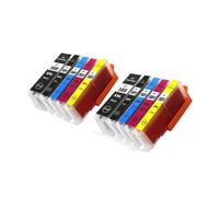 Cartucho de Tinta Compatible para 580xxl PGI 580 CLI 581XXL para TR7550 TR8550 TS6150 TS6151 TS8150 TS8151 TS8152 TS9150 TS9155(2 Set 10colors)