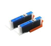 Cartucho de Tinta Compatible para 580XXL PGI 580 CLI 581XXL para TR7550 TR8550 TS6150 TS6151 TS8150 TS8151 TS8152 TS9150 TS9155(2PCS 581XXL C)