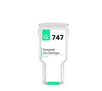 Cartucho de Tinta Compatible para 746 P2V82A P2V83A P2V80A P2V78A para impresoras de Gran Formato DesignJet Z6 y Z9(HP-747-G-300ML)