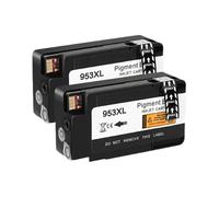 Cartucho de Tinta Compatible para 953XL con Chip para impresoras Officejet Pro 7720 7730 7740 8710 8718 8720(2 Black)