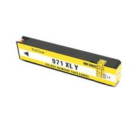 Cartucho de Tinta Compatible para 970XL 971XL para Officejet Pro MFP X451dn X451dw X476dn X476dw X551dw X576dw Pigmento(971XL-Y)