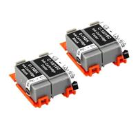 Cartucho de Tinta Compatible para BCI15 BK/C BCI16 BCI-16 para Impresora I70 I80 SELPHY DS700 DS810 IP90 Mini220(2 Set 4PCS)