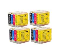 Cartucho de Tinta Compatible para DCP-130C DCP-135C MFC-235C MFC-240C con Modelos LC10 LC37 LC51 LC57 LC960 LC970 LC1000