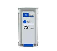 Cartucho de Tinta Compatible para HP72 Modelos T610 T620 T770 T790 T795 T1100 T1100ps T1120 T1120ps T1200 T1300 T2300 T1120 HD T1200 HD T1120 SD(Cyan)