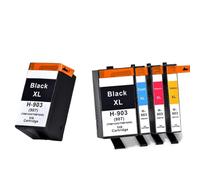 Cartucho de Tinta Compatible para HP903XL 907XL para Officejet Pro 6960 Series 6961 6963 6964 6965 6966 6968 6970 6971 6974 6975 6976 6978 6979(One Set Add 1BK)